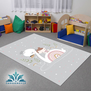 مخمل فرش کالکشن عروسکی کدS114