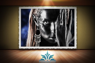 تابلو فرش طرح چهرهTB2053