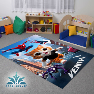 مخمل فرش کالکشن عروسکی کدS243 اسپایدرمن