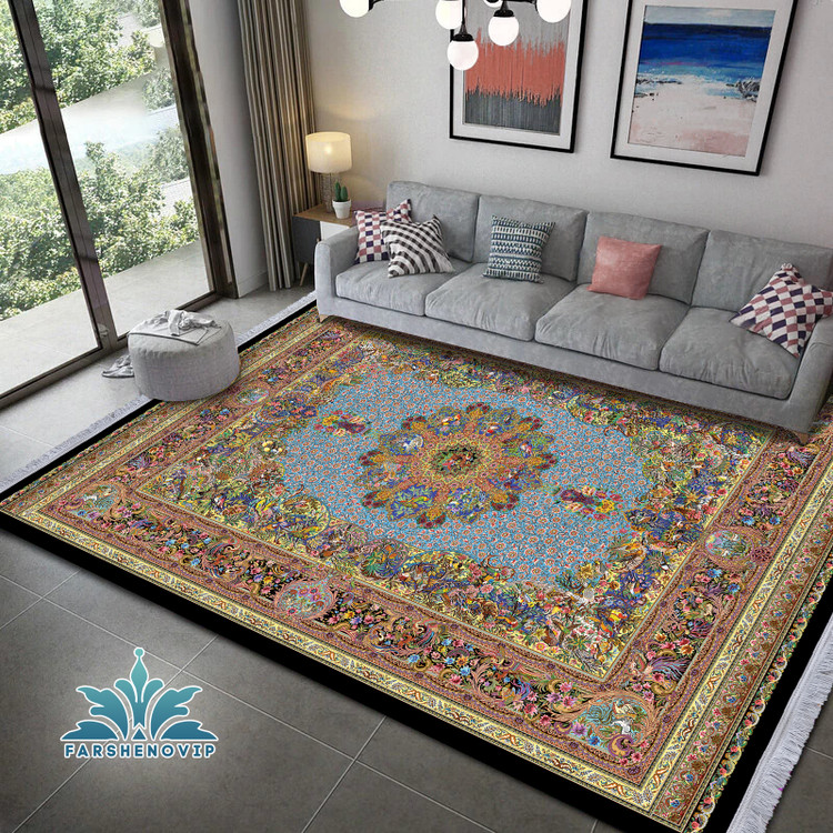 مخمل فرش کالکشن ابریشم کدB105