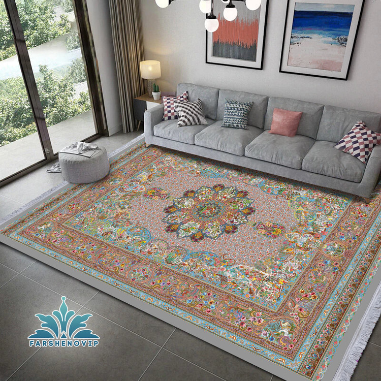 مخمل فرش کالکشن ابریشم کدB105