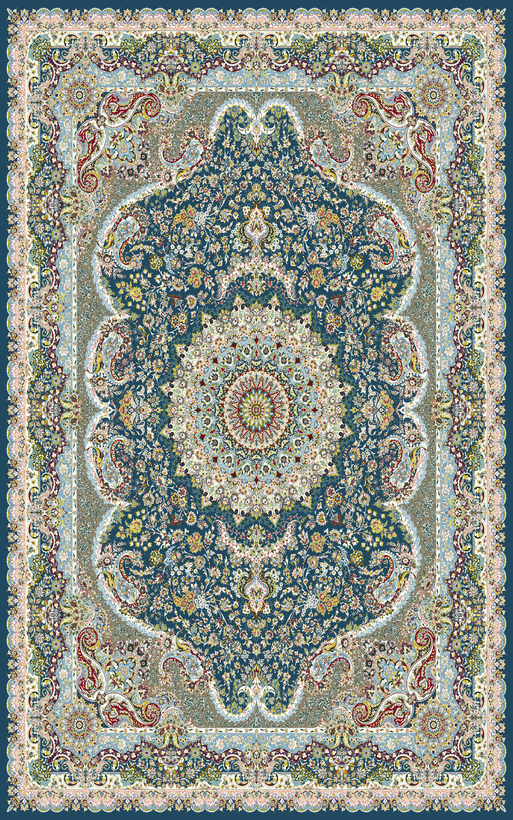 مخمل فرش کالکشن ابریشم کدB106