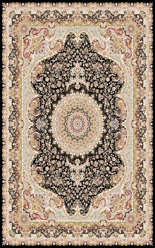 مخمل فرش کالکشن ابریشم کدB106