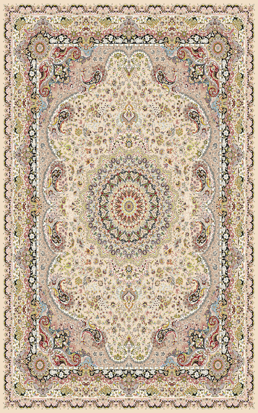 مخمل فرش کالکشن ابریشم کدB106